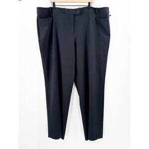 CALVIN KLEIN Pants Size 22W Modern Fit NWT Tapered Leg Business Navy Plus Curvy